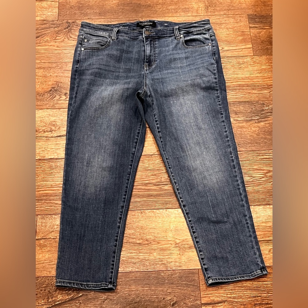 👖 Liverpool Los Angeles Peyton Slim Boyfriend Jeans